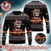 ACDC Angus Young Signature Move Under The Snowy Night 2025 Christmas Ugly Sweater