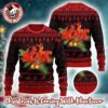 ACDC Hells Bells Signature Big Cracked Bell With Snowflakes Pattern 2025 Christmas Ugly Sweater