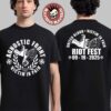 Green Day Riot Fest 2025 Merch Presents American Idiot Grenade Heart Two Sided T-Shirt