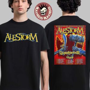 Alestorm Touring The United States Of America In 2025 Schedule Cities Dates Two Sided T-Shirt