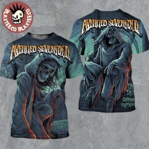 Avenged Sevenfold Chicago Illinois 2025 Night 1 And 2 Venue Poster Combined Art At Soldier Field On August 31 And September 1 2025 Two Sided All Over Print Shirt