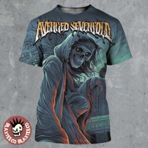 Avenged Sevenfold Chicago Illinois 2025 Night 1 Venue Poster At Soldier Field On August 31 2025 All Over Print Shirt
