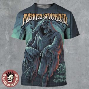 Avenged Sevenfold Chicago Illinois 2025 Night 2 Venue Poster At Soldier Field On September 1 2025 All Over Print Shirt
