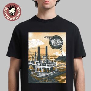 Billy Strings Nashville Tennessee Night 1 Venue Poster At Ryman Auditorium On September 14 2025 By Travis Bone T-Shirt