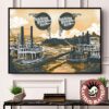 Billy Strings Nashville Tennessee Night 2 Venue Poster At Ryman Auditorium On September 15 2025 By Travis Bone Poster Canvas For Home Decor