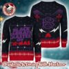 ACDC Xmas Hell Bells Lock Up Your Presents Holiday 2025 Christmas Jumper Multicolour Ugly Sweater