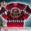 Rammstein Big Logo Santa Hat En Baum Brennt Flames Ugly Christmas Sweater