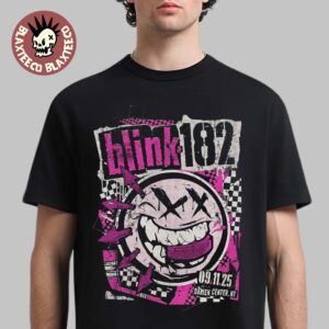 Blink 182 Darien Center New York 2025 Venue Tee At Darien Lake Amphitheater On September 11 2025 Unisex T-Shirt
