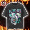 Blink 182 Saratoga Springs New York 2025 Venue Tee Missionary Impossible Tour At Broadview Stage At SPAC On September 7 2025 Retro Washed T-Shirt