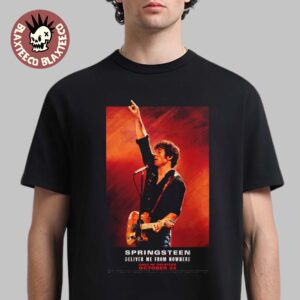 Bruce Springsteen Movie Springsteen Deliver Me From Nowhere Starring Jeremy Allen White In Theaters October 24 2025 Unisex T-Shirt