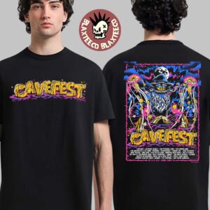 CaveFest Grundy County Tennessee 2025 Event Poster On October 10-12 2025 The Wizard Art And Lineup Two Sided T-Shirt