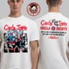 Circle Jerks North American Tour 2025 Date Back Two Sided T-Shirt