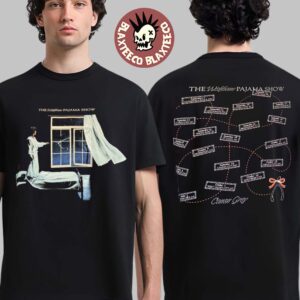 Conan Gray The Wishbone Pajama Show 2025 Merch Cover Art With Date Back Two Sided T-Shirt