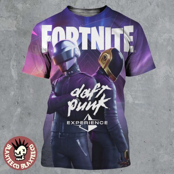 Daft Punk X Fortnite Music Experience All Over Print Shirt