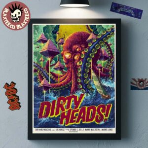 Dirty Heads McHenry Illinois 2025 Gig Poster At McHenry Music Festival On September 13 2025 Home Decor Poster Canvas