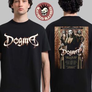 Dogma Time To Be Free Australian Tour 2025 Schedule Dates Two Sided T-Shirt