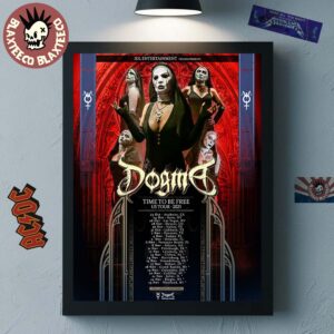 Dogma Time To Be Free US Tour 2025 Schedule Dates Home Decor Poster Canvas