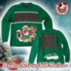 Dropkick Murphys Skull With Santa Hat Snowflakes Pattern Christmas Ugly Sweater