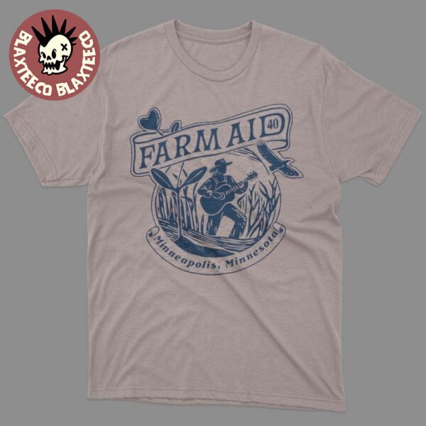Farm Aid 40 Minneapolis Minnesota On September 20 2025 Rice Harvester T-Shirt
