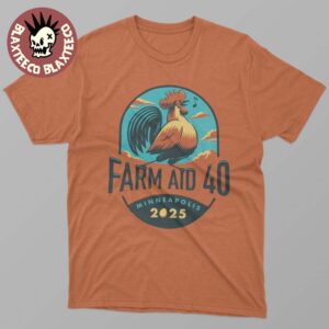 Farm Aid 40 Minneapolis Minnesota On September 20 2025 Rooster Sings T-Shirt