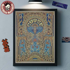 Goose Charlotte North Carolina 2025 Venue Poster At PNG Music Pavilion On September 27 2025 Home Decor Poster Canvas