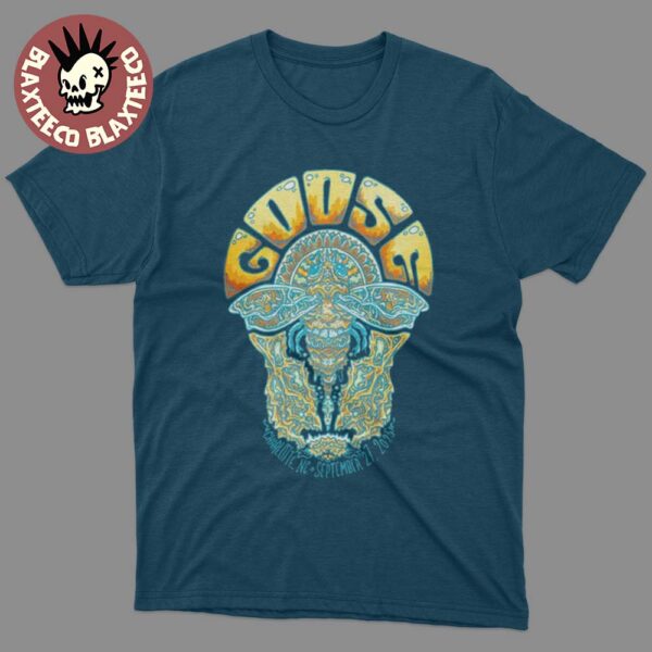 Goose Charlotte North Carolina 2025 Venue Tee At PNG Music Pavilion On September 27 2025 Unisex T-Shirt