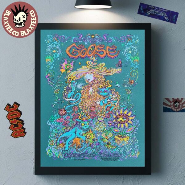 Goose Poster For Show In Chicago Illinois At Huntington Bank Pavillion At Northerly Island On September 20 2025 Home Decor Poster Canvas