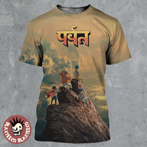 Gorillaz The Mountain Album Cover Art All Over Print Shirt