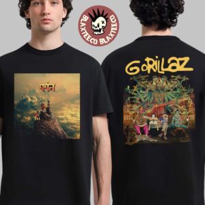 Gorillaz The Mountain Album Cover Art Two Sided T-Shirt
