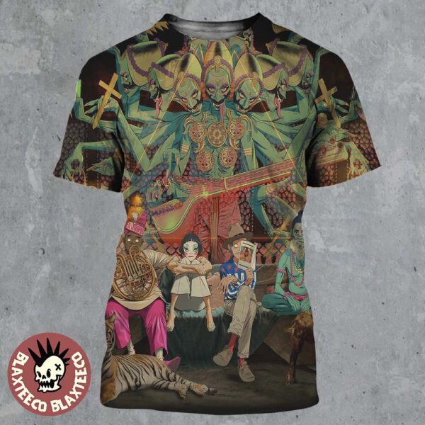 Gorillaz The Mountain Album Cover Band Member Art All Over Print Shirt