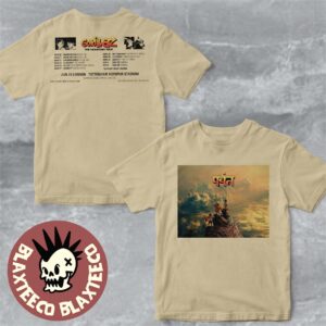 Gorillaz The Mountain Tour UK And Ireland Arenas 2026 Schedule Dates Two Sided T-Shirt