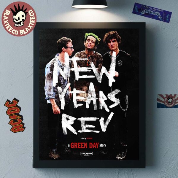 Green Day New Years Rev Movie A Green Day Story Poster Canvas For Home Decor