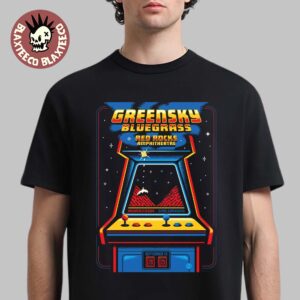 Greensky Bluegrass Red Rocks Amphitheatre Venue Poster In Morrison Colorado On September 13 2025 Unisex T-Shirt