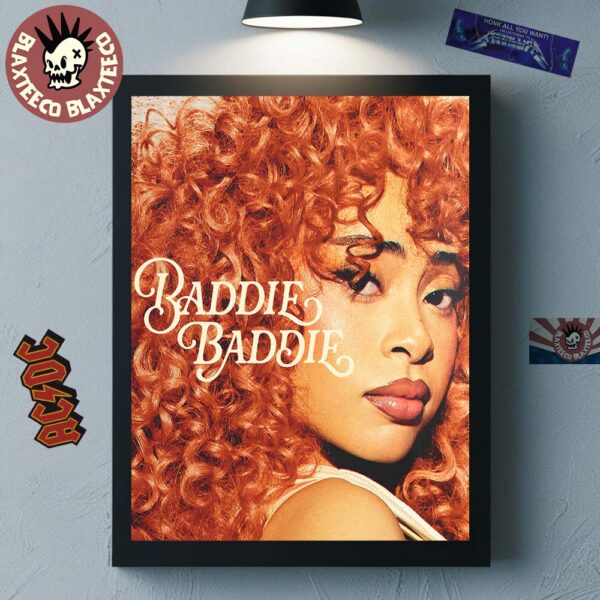 Ice Spice Baddie Baddie New Single Cover Art Home Decor Poster Canvas