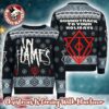 Pink Floyd Wish You Were Here Classic Logo Snowy Night Knitted Ugly Christmas Sweater