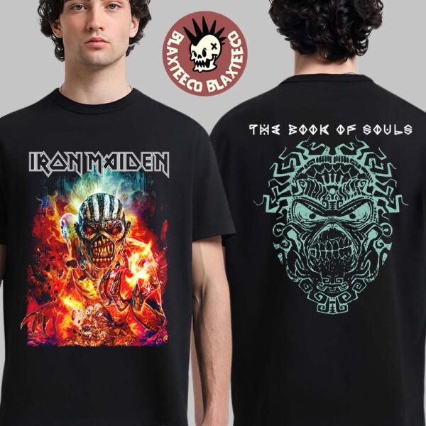 Iron Maiden The Book Of Souls 10 Year Anniversary Two Sided T-Shirt