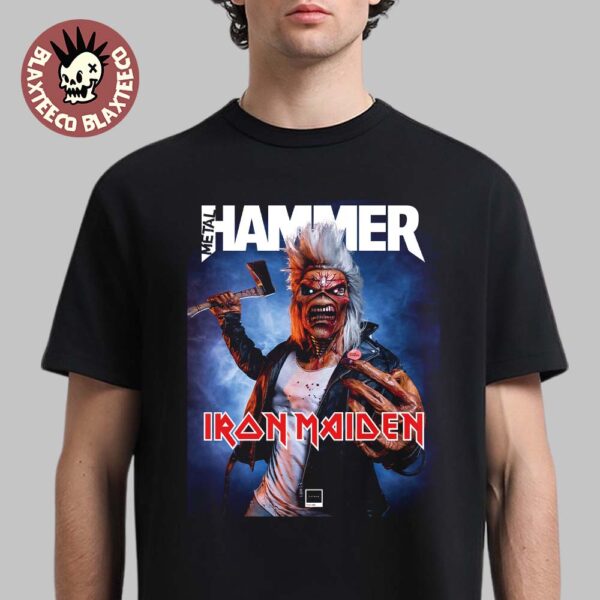 Iron Maiden X Metal Hammer New Issue 405 Premium Celebrates Iron Maiden 50th Birthday Unisex T-Shirt