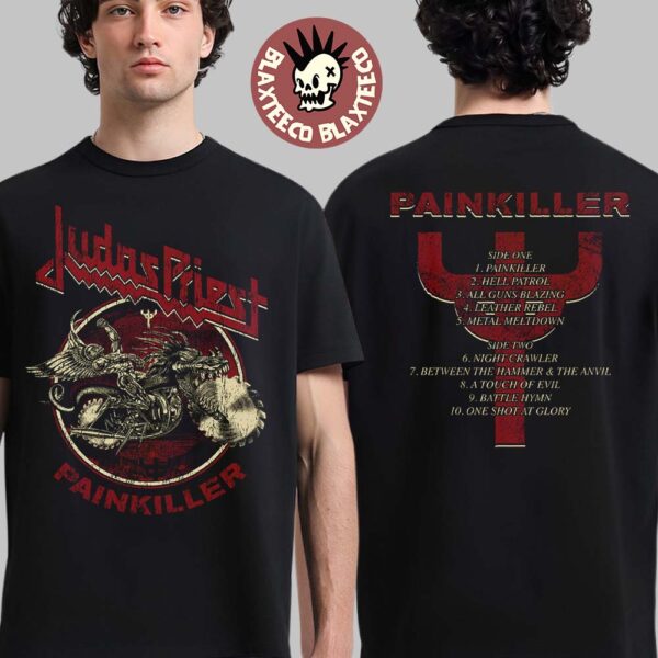 Judas Priest Painkiller 35th Anniversary Album Tracklist Tee