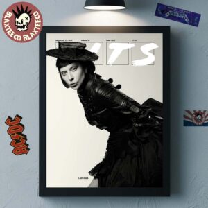 Lady Gaga Stuns On The Cover Of The Hits Daily Double New Eddition On September 29 2025 Volume 39 Issue 1432 Home Decor Poster Canvas