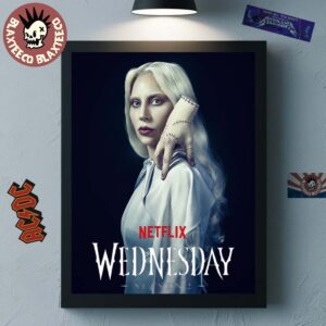 Lady Gaga Wednesday Season 2 Part 2 As Rosaline Rotwood Character Back To The Same Nightmare Home Decor Poster Canvas