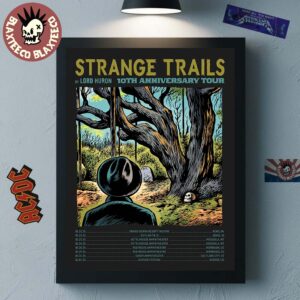 Lord Huron Strange Trails 10th Anniversary Tour Schedule Dates Home Decor Poster Canvas