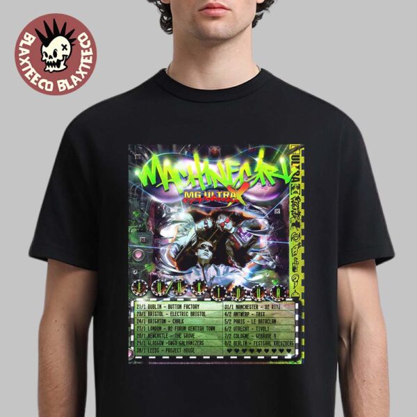 Machine Girl Europe And UK Tour 2026 Schedule Dates T-Shirt