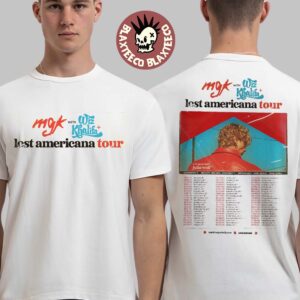 Machine Gun Kelly The Lost Americana World Tour 2026 Schedule Dates Two Sided T-Shirt