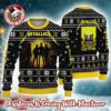 Metallica Logo Black Album Vintage Theme Skull Pattern Ugly Christmas Sweater