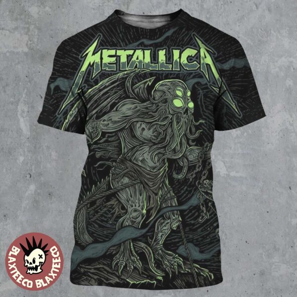 Metallica New York Comic Con 2025 Exclusive Poster On October 9-12 2025 And Justice For Ktulu Art All Over Print Shirt