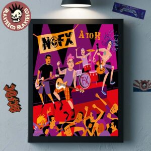 NOFX A To H Album Cover Art Poster Canvas