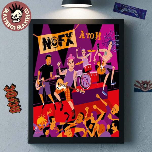 NOFX A To H Album Cover Art Poster Canvas