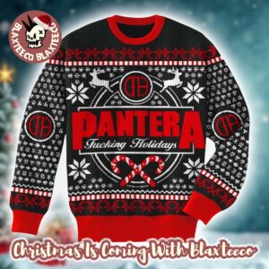 Pantera Fucking Holidays Snowflakes Xmas Style Gift For Fans Knitted Ugly Christmas Sweater