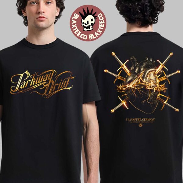 Parkway Drive Frankfurt Germany 2025 20 Year Anniversary European Tour Pop Up Exclusive Tee On September 24 2025 T-Shirt