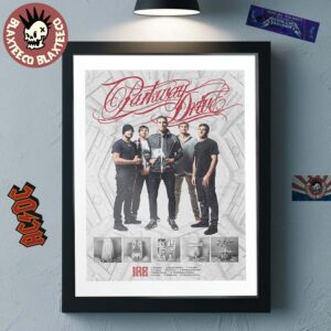 Parkway Drive IRE 10 Year Anniversary Band Photo And Album Tracklist Poster Canvas
